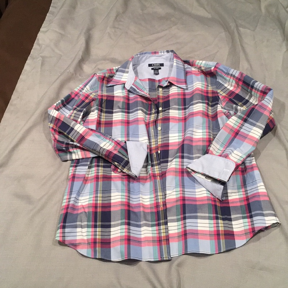 Chaps Womens Long Sleeve Shirt XL